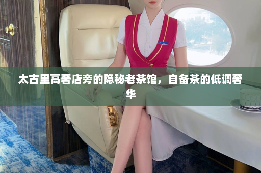 太古里高奢店旁的隐秘老茶馆，自备茶的低调奢华